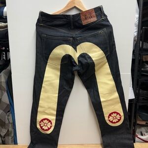 Evisu No.3 Lot 2000 Heritage Jeans – 34x34 – Custom Made Osaka Japan